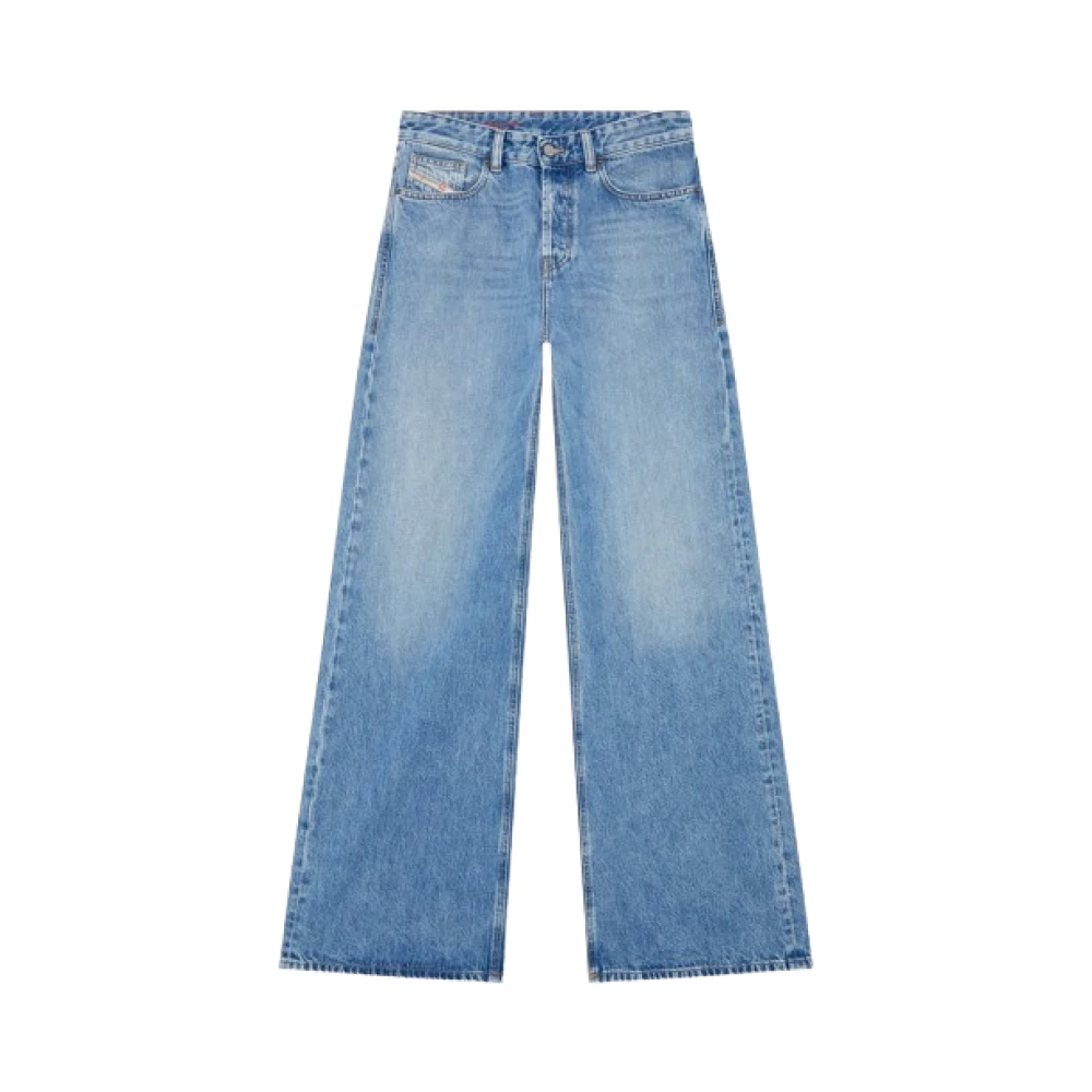 Diesel Women's Blue 1996 D-Sire Jeans - Wide Jeans - W28 - Jeans