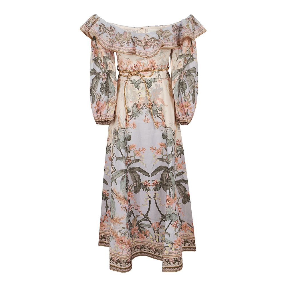Zimmermann Roze & Paarse Jurk Elegant Stijl Multicolor Dames