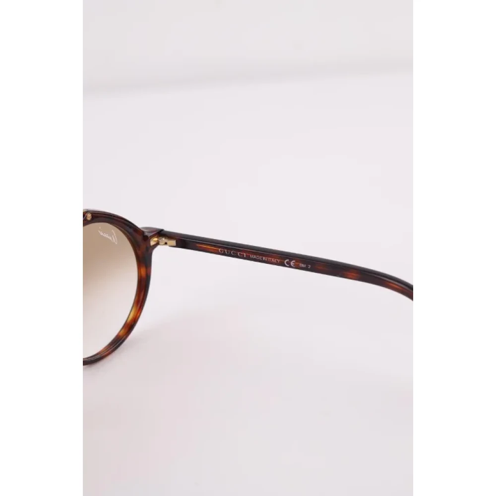 Gucci Vintage Pre-owned Plastic sunglasses Brown Dames
