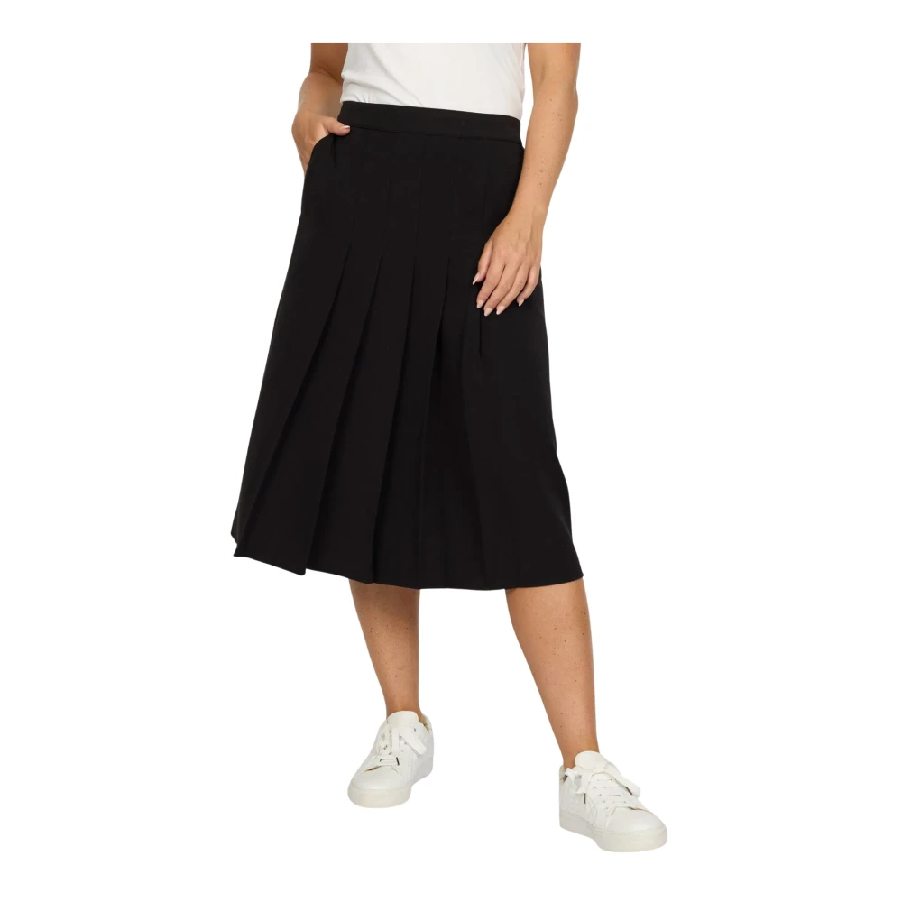 2-Biz Rok midi met bloemenprint Black Dames