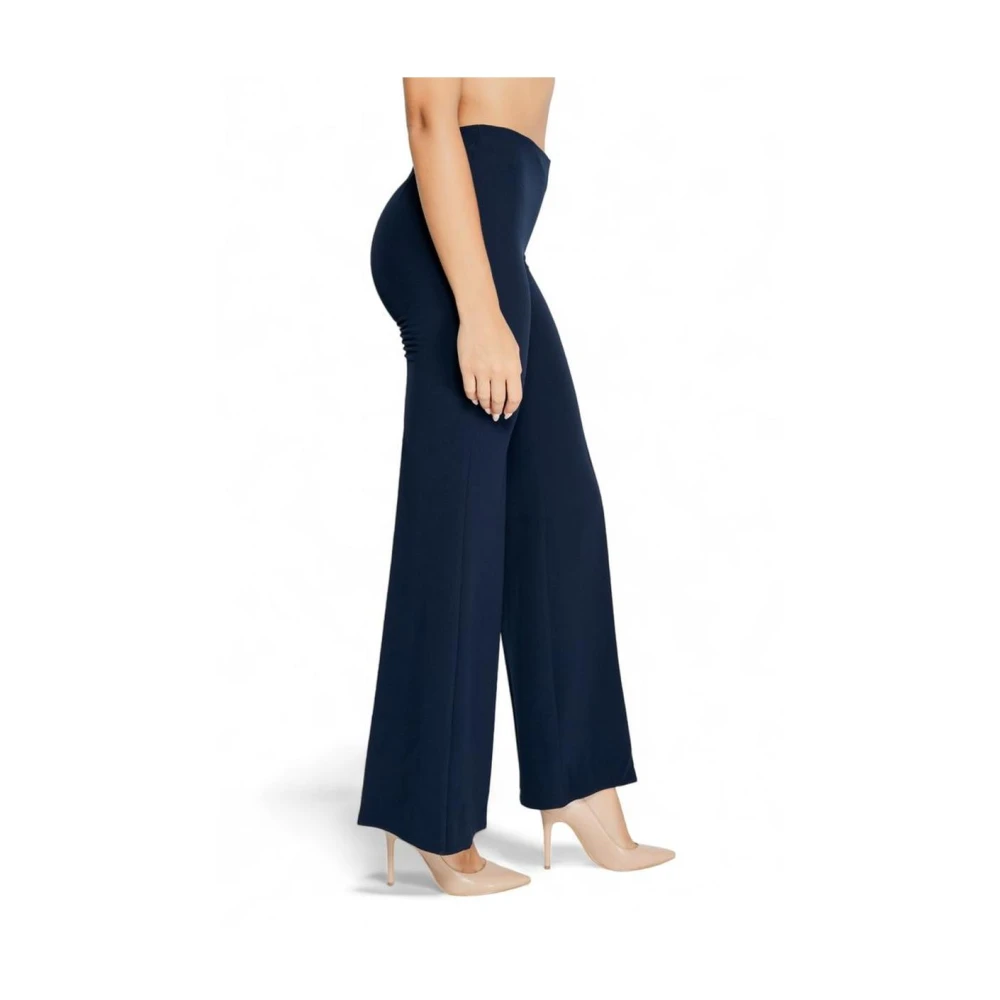 RINASCIMENTO Wijde Pijpen Broek Blue Dames