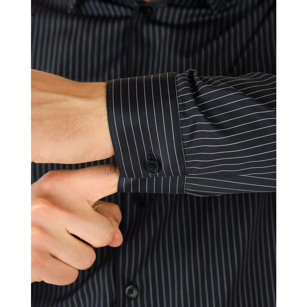 Balenciaga Klassieke Witte Button-Up Overhemd Black Heren