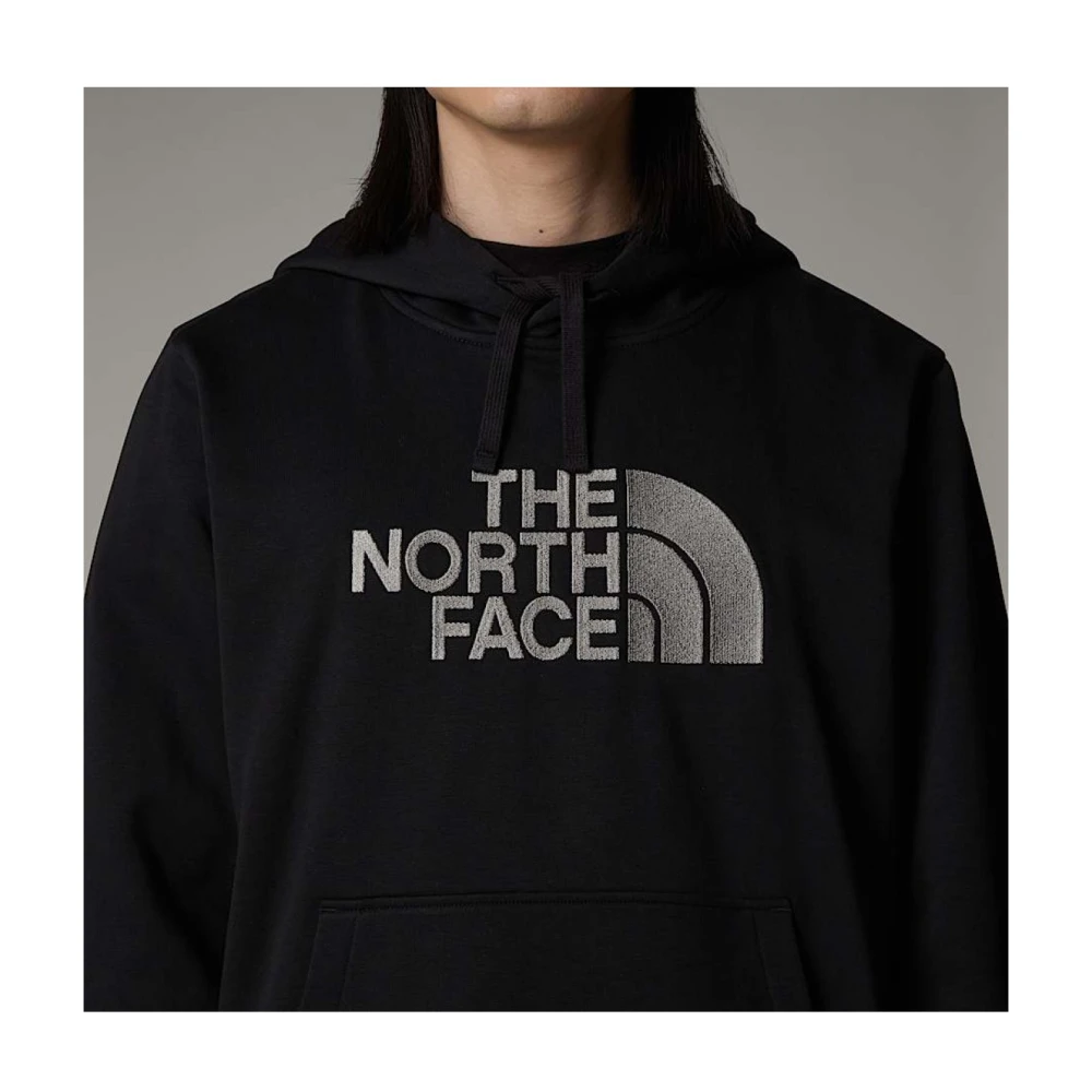 The North Face Geborduurde logo hoodie Zwart Black Heren