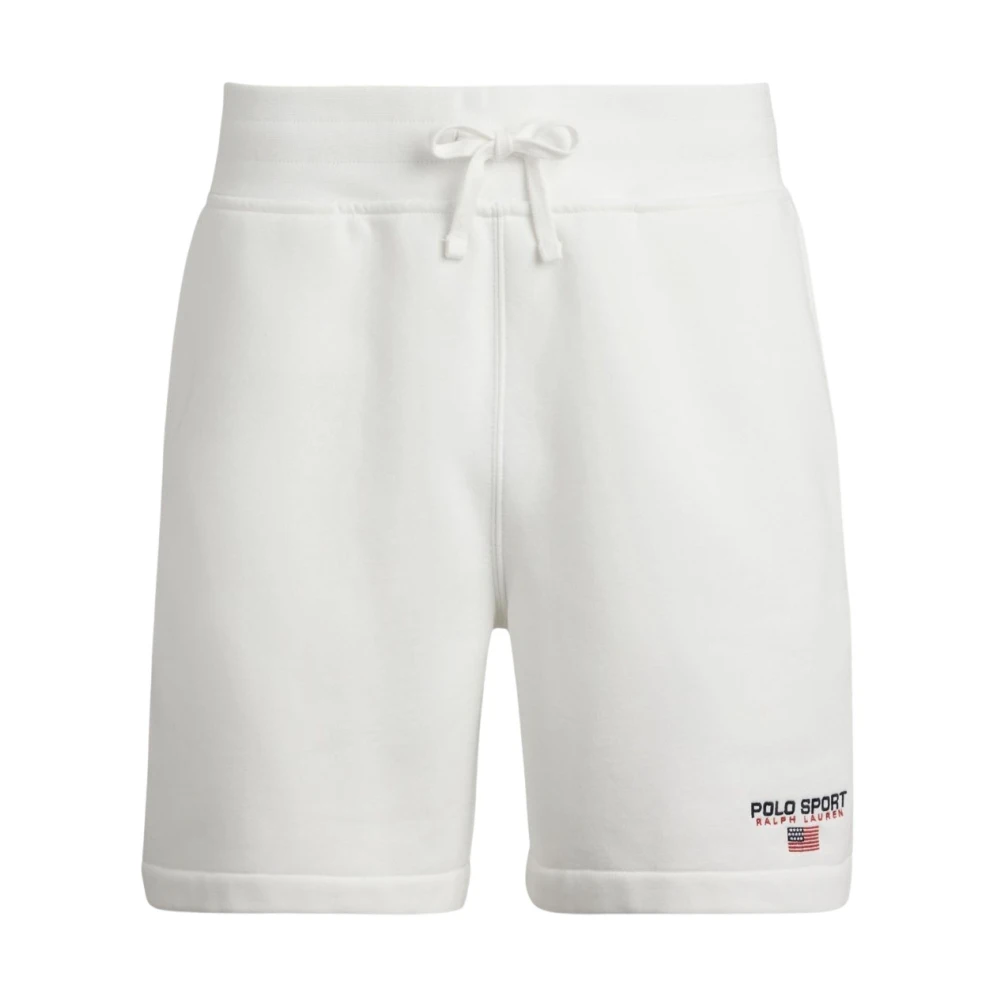 Polo Ralph Lauren Vit Drawstring Logo-Detail Shorts