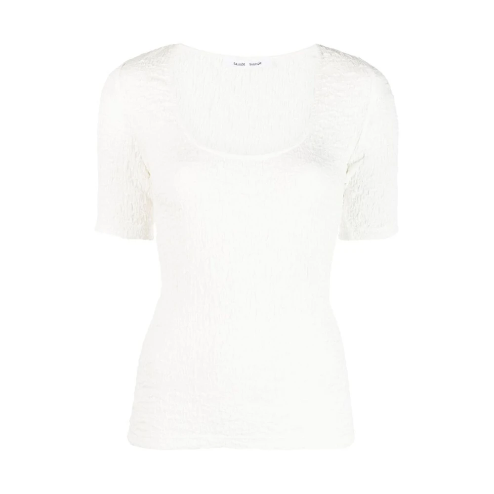 Samsøe T-Shirts White Dames