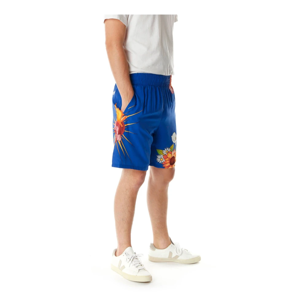 Pleasures Casual Shorts Blue Heren