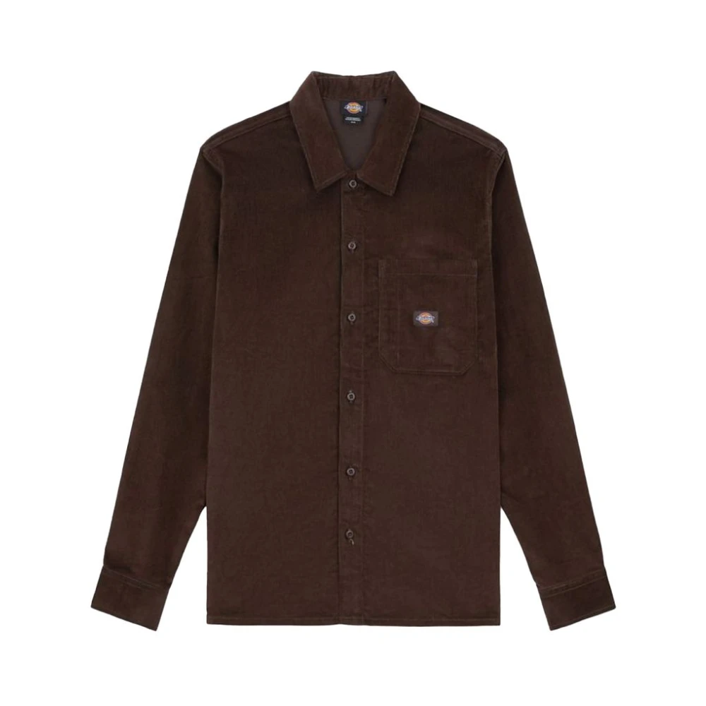 Dickies Stijlvolle Shirt voor Mannen Brown Heren