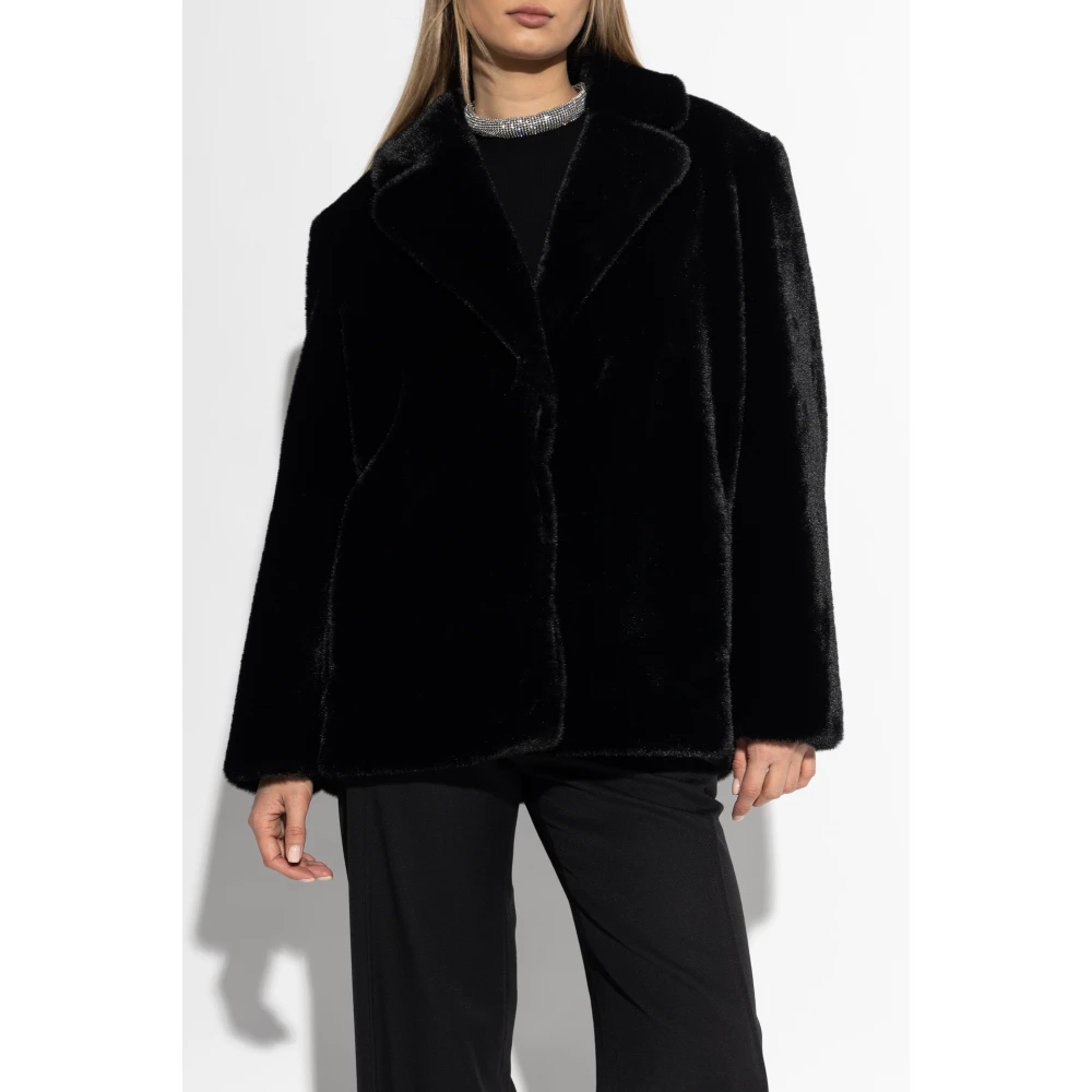 Stand Studio Faux fur Mckenna Black Dames