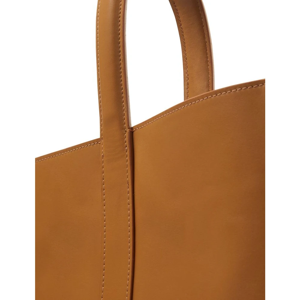 Ines De La Fressange Paris Moderne Kameel Leren Handtas Brown Dames