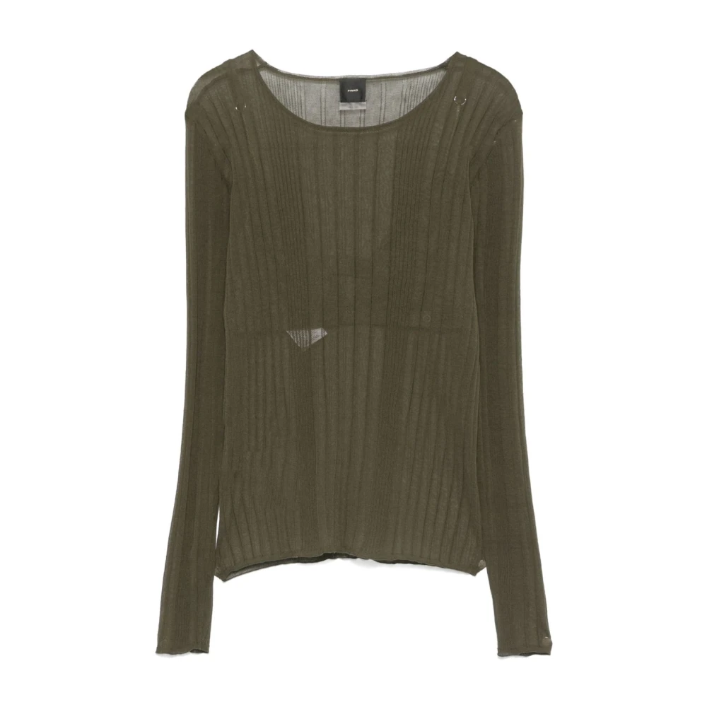 pinko Groene T-shirt voor vrouwen Green Dames