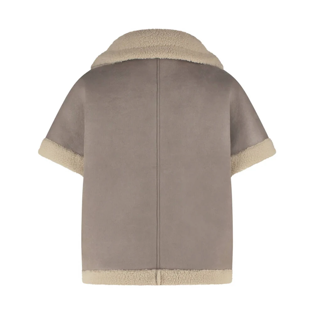Nukus Athena Gilet voor Vrouwen Beige Dames
