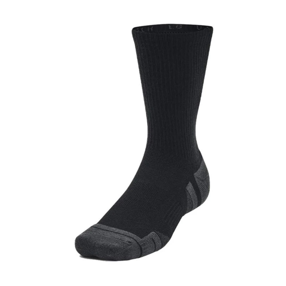 Under Armour Unisex Black Performance Tech 3-Pack Crew Socks - Image 2