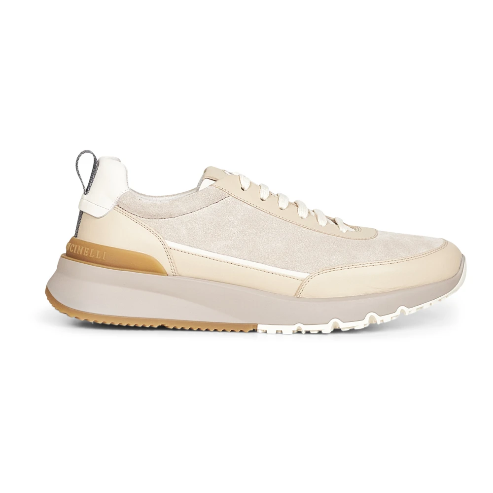 Brunello Cucinelli Sneakers Heren Schoenen Beige