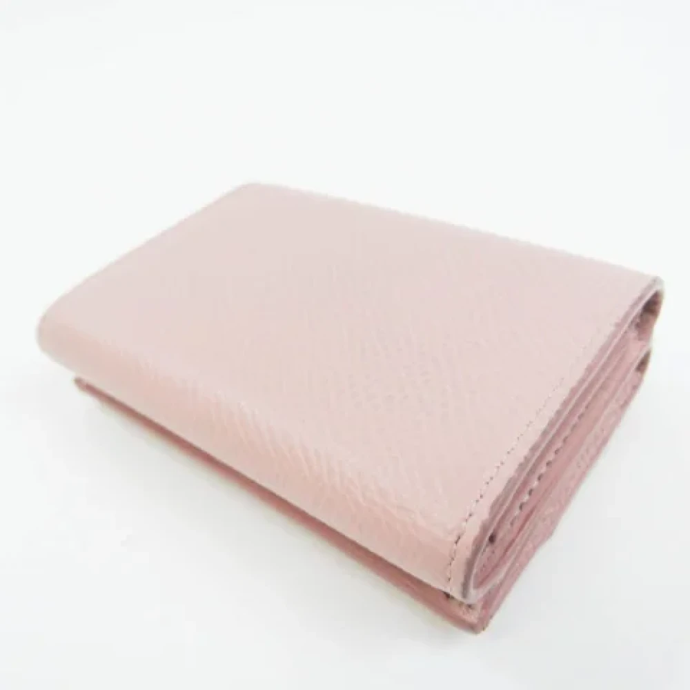 Celine Vintage Pre-owned Leather wallets Pink Dames