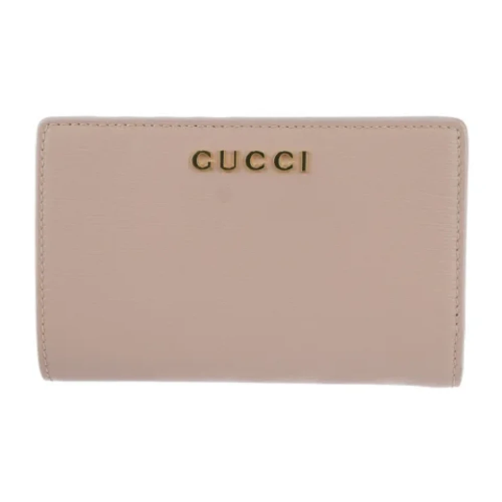 Gucci Vintage Pre-owned Leather wallets Pink Dames