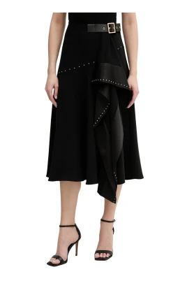 Mini Stud Midi Skirt