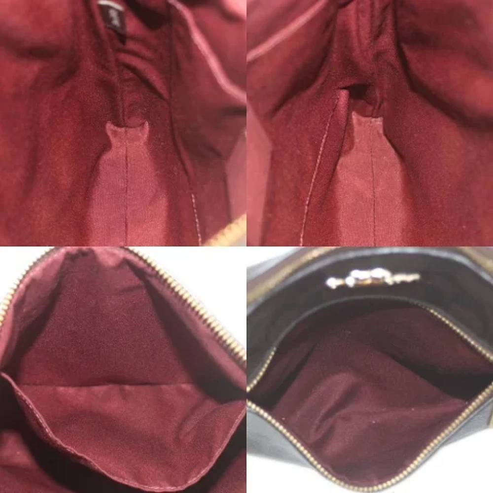 Coach Pre-owned Fabric shoulder-bags Brown Dames
