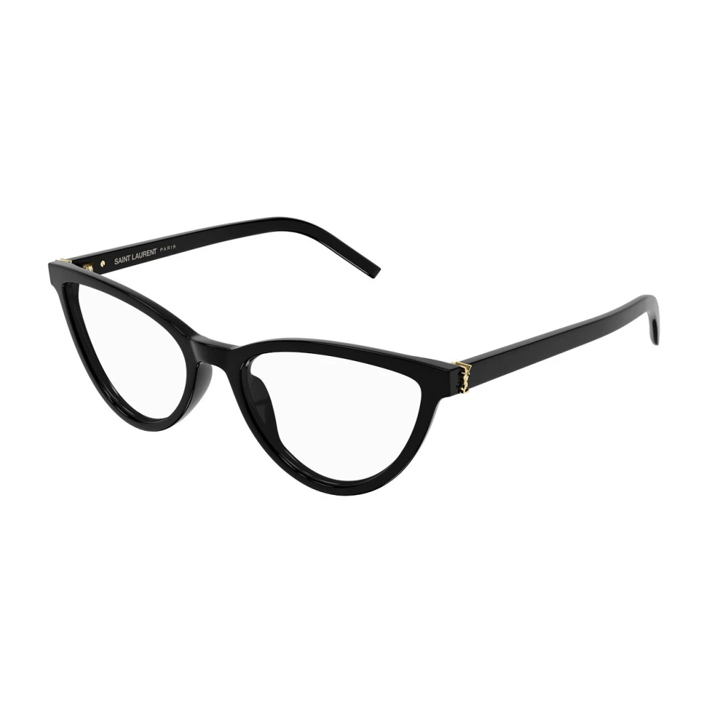 Saint Laurent Unisex Black Cat-Eye Optical Frame - Glasses - 55 Mm - Accessories