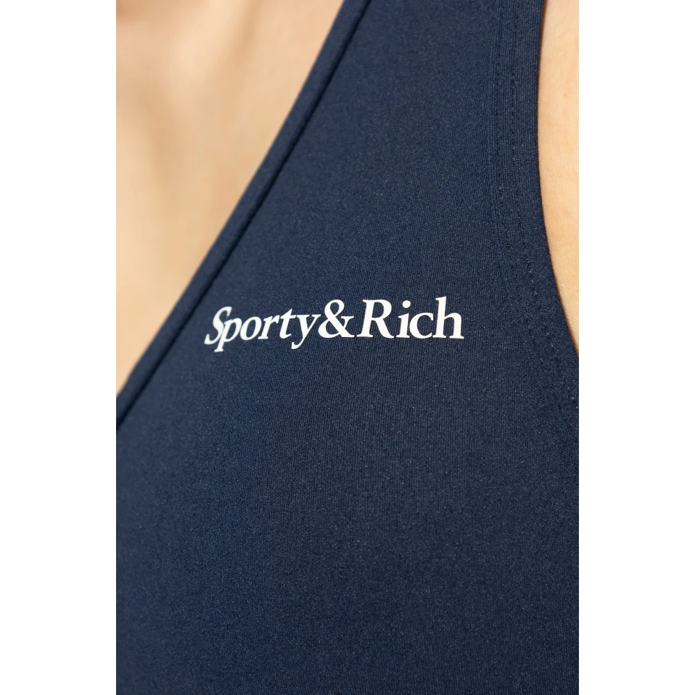 Sporty & Rich Sportieve sportbeha Blue Dames