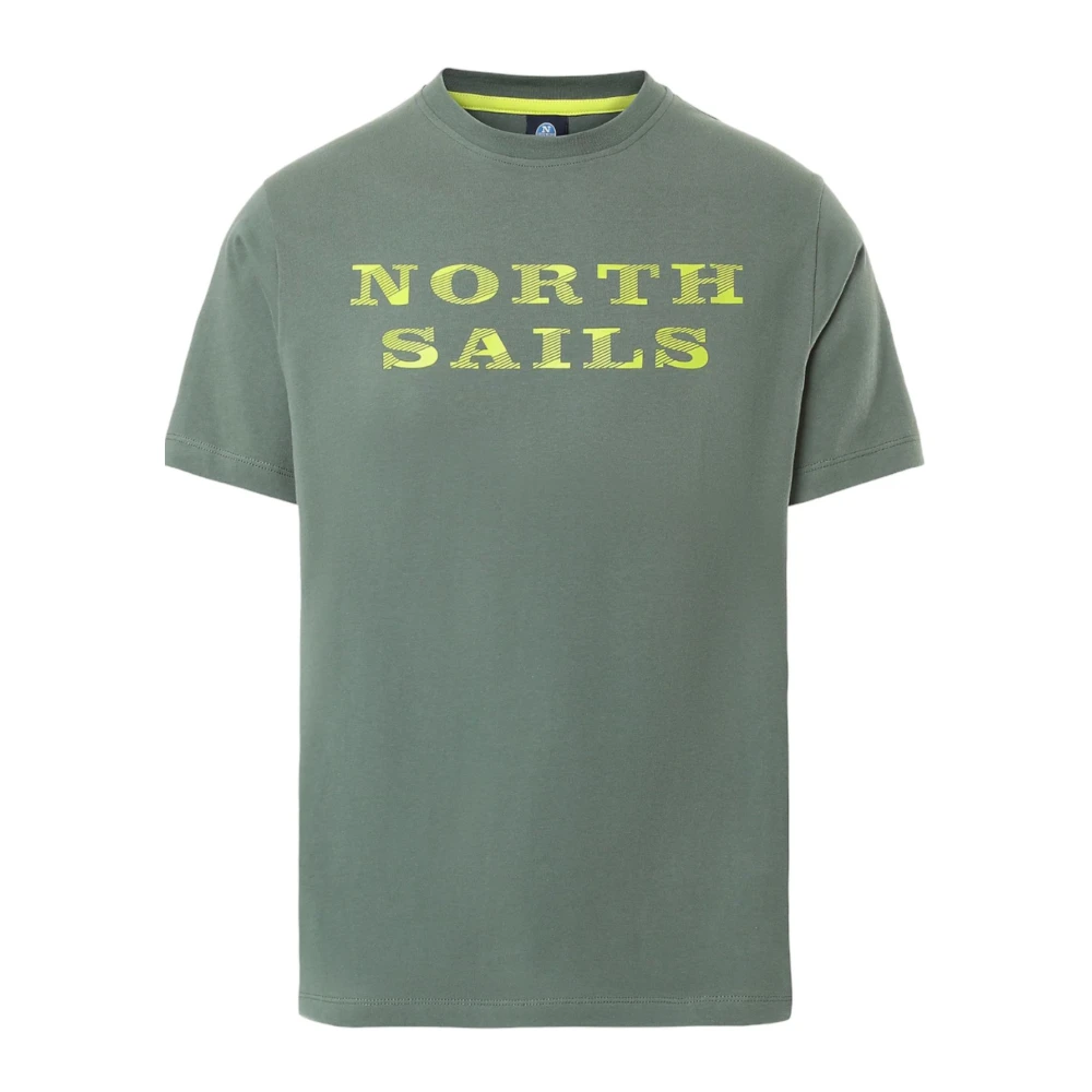 North Sails Korte Mouw T-shirt Green Heren