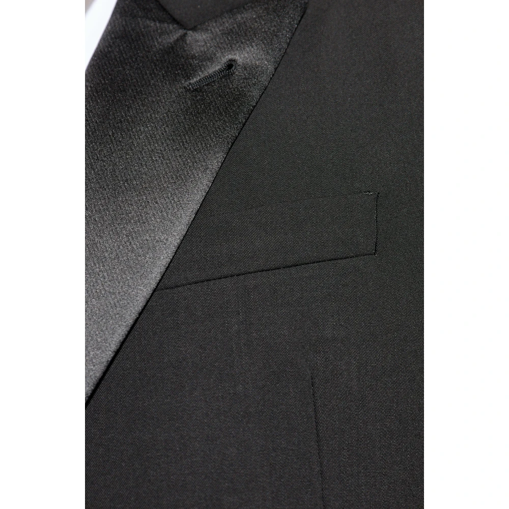 Emporio Armani Wollen Tuxedo Black Heren