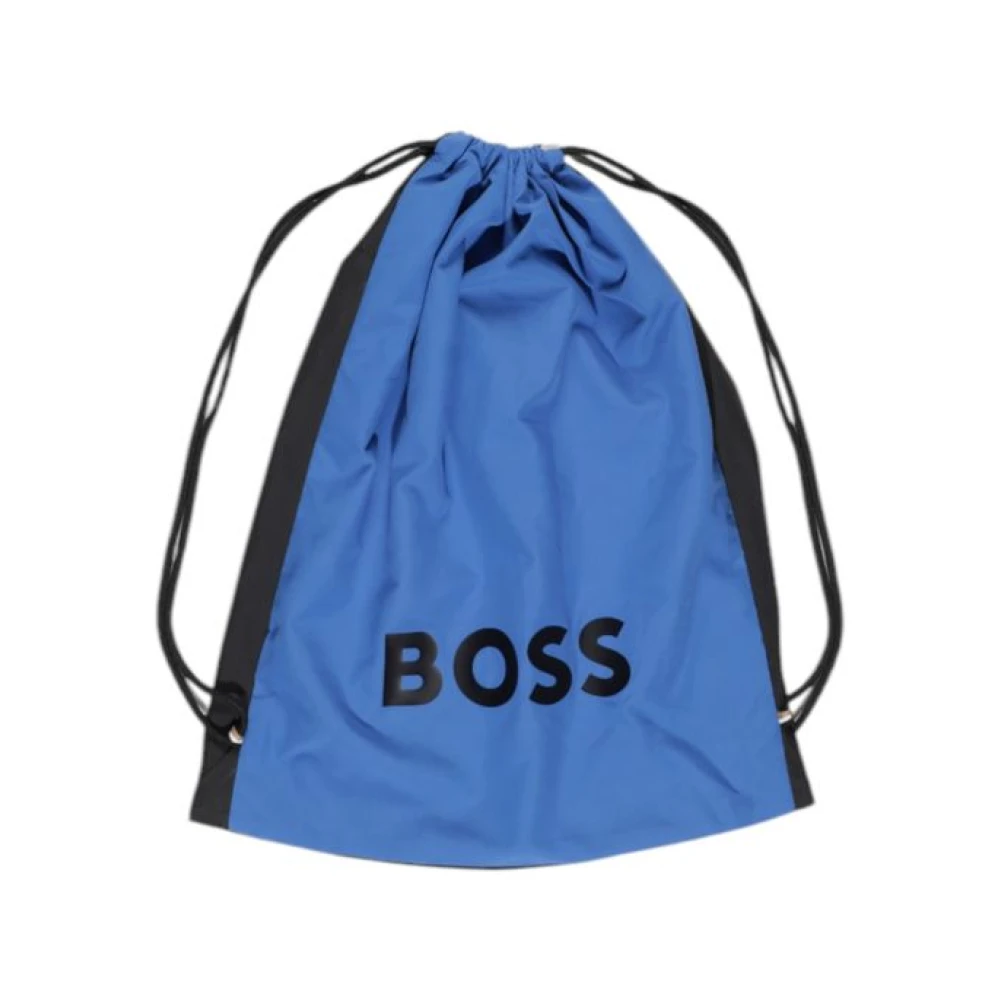 Hugo Boss Blauwe Polyester Zwemkleding Collectie Herfst Winter Blue Heren