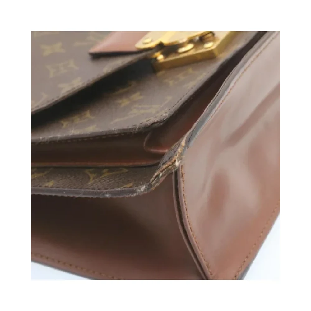 Louis Vuitton Vintage Pre-owned Canvas handbags Brown Dames