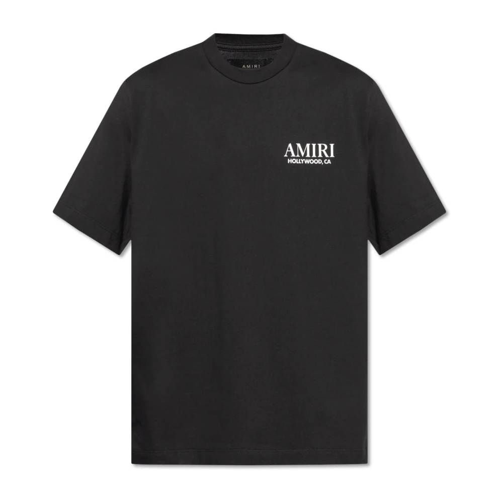 Amiri Bedrukt T-shirt Black Heren