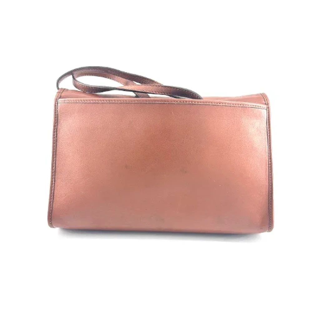 Celine Vintage Pre-owned Leather celine-bags Brown Dames
