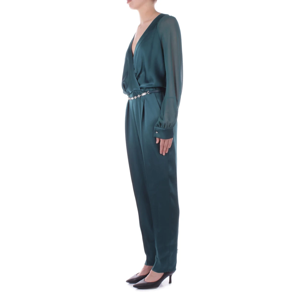 Max Mara Groene broek met transparante mouwen Green Dames