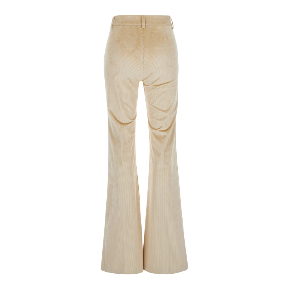 Momoni Beige Satsuki Broek Beige Dames