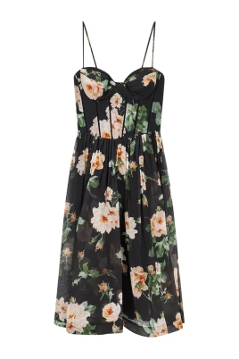Luna Corset Midi Klänning