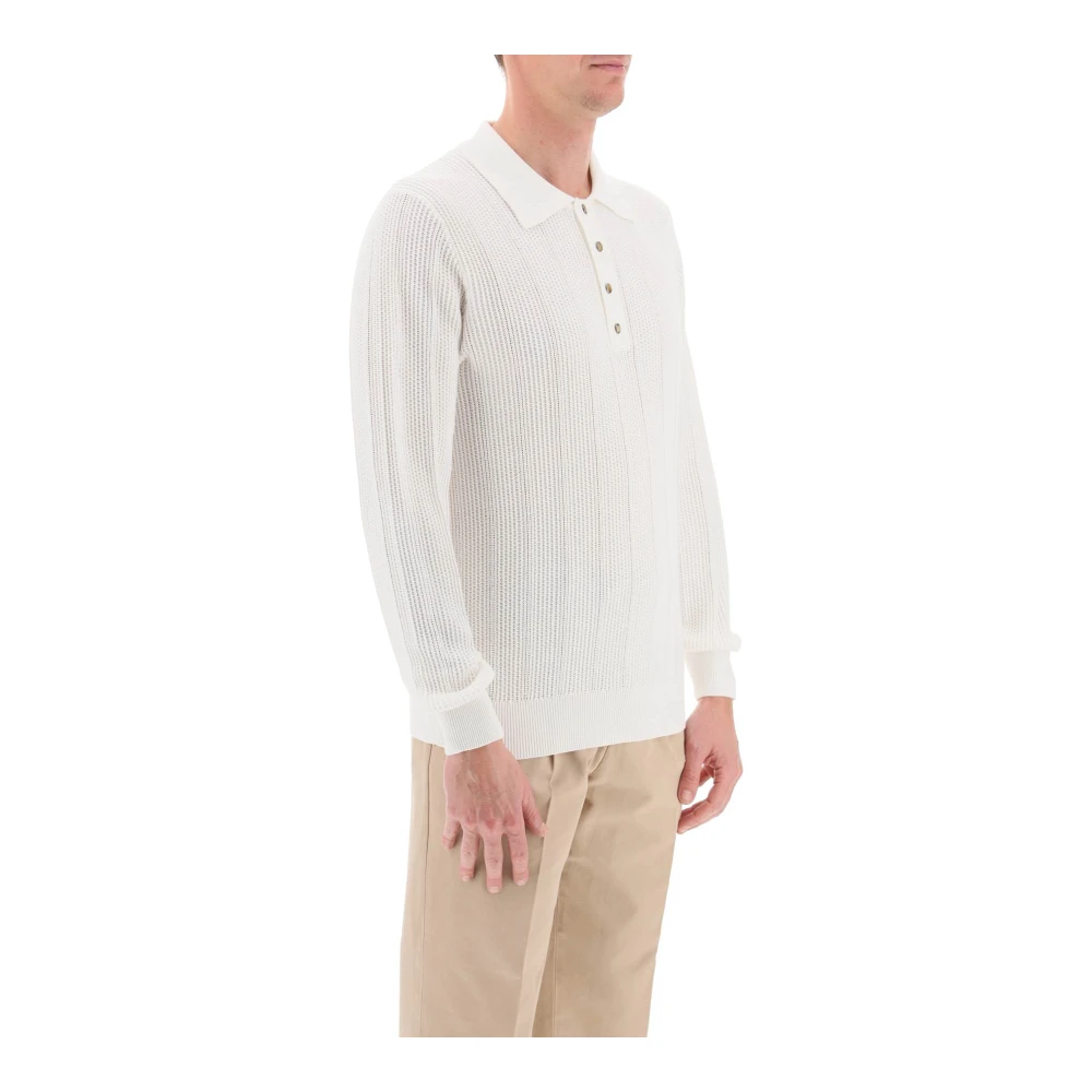 BRUNELLO CUCINELLI Polo Shirts White Heren
