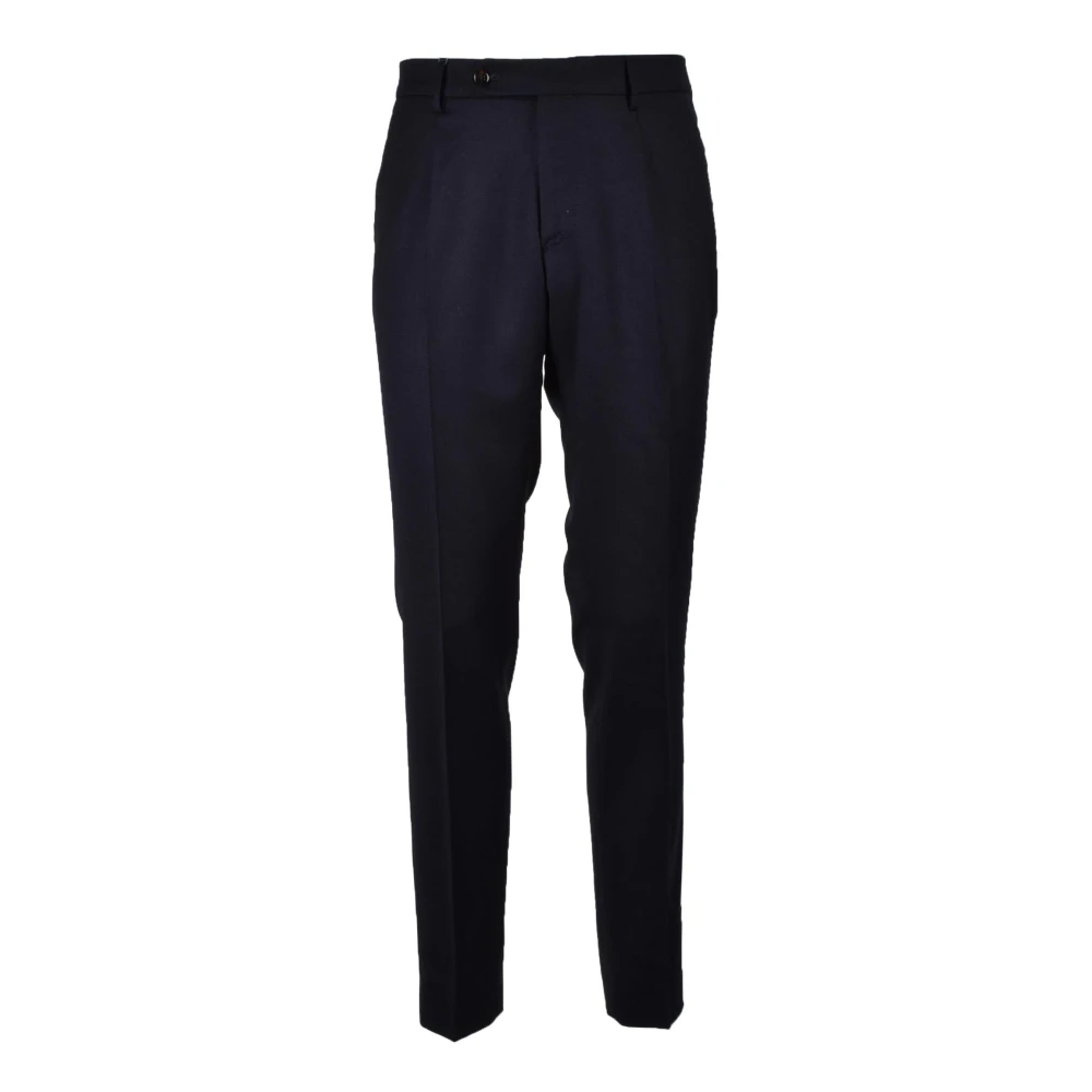 Berwich Puur wollen broek Black Heren