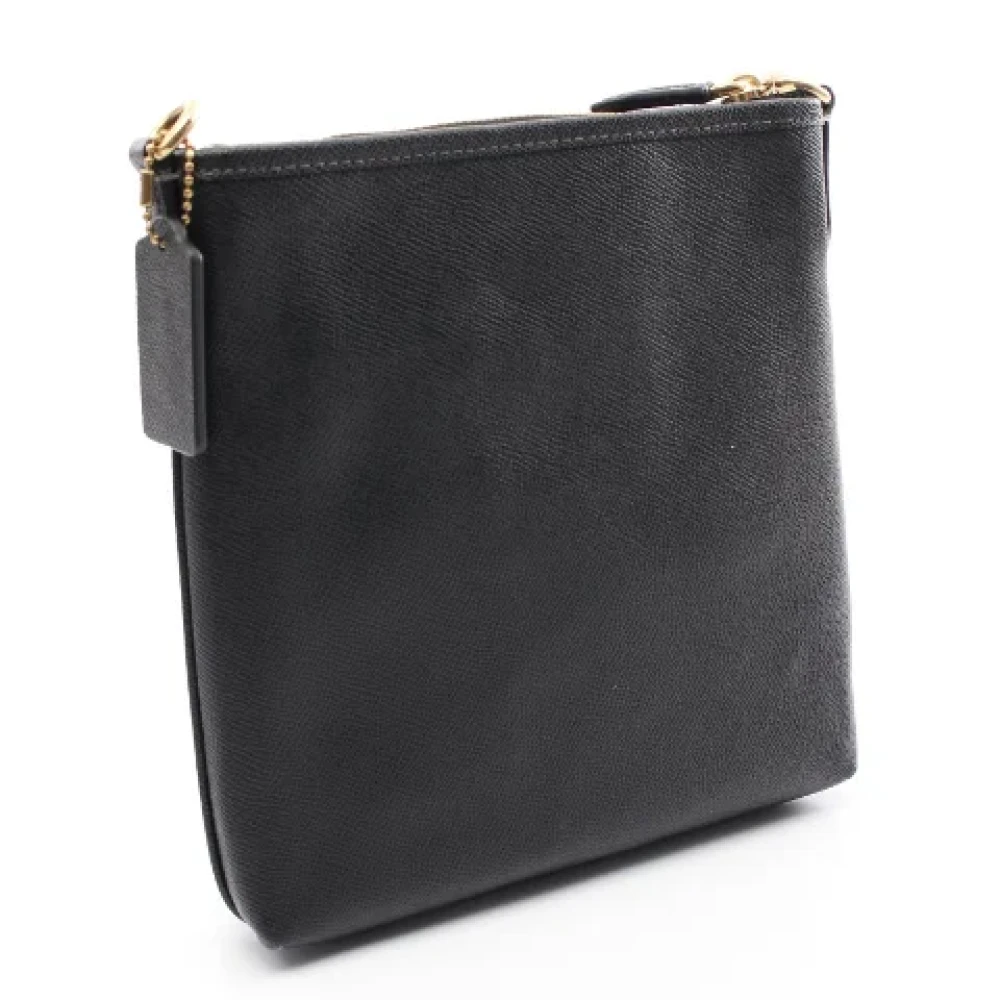 Coach Pre-owned Leather shoulder-bags Black Dames