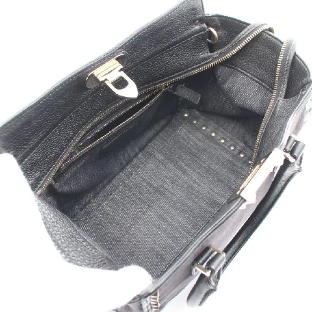 Valentino Vintage Pre-owned Canvas handbags Black Dames