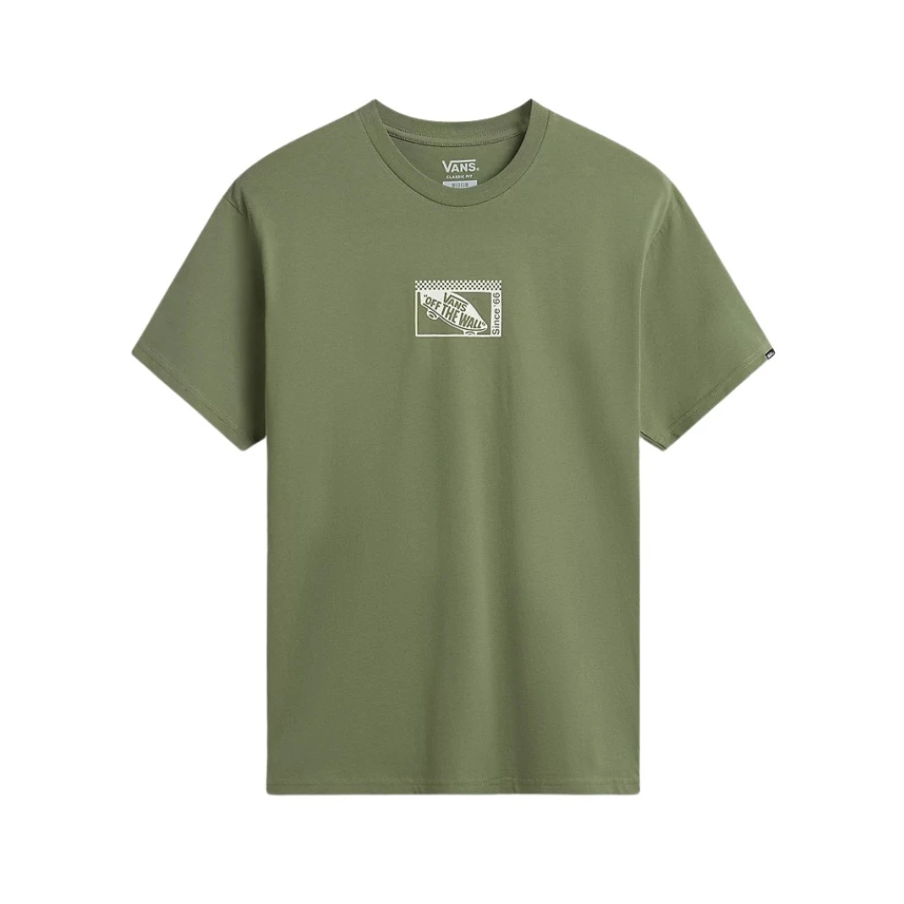 Vans Tech Box T-Shirt voor Mannen Green Heren