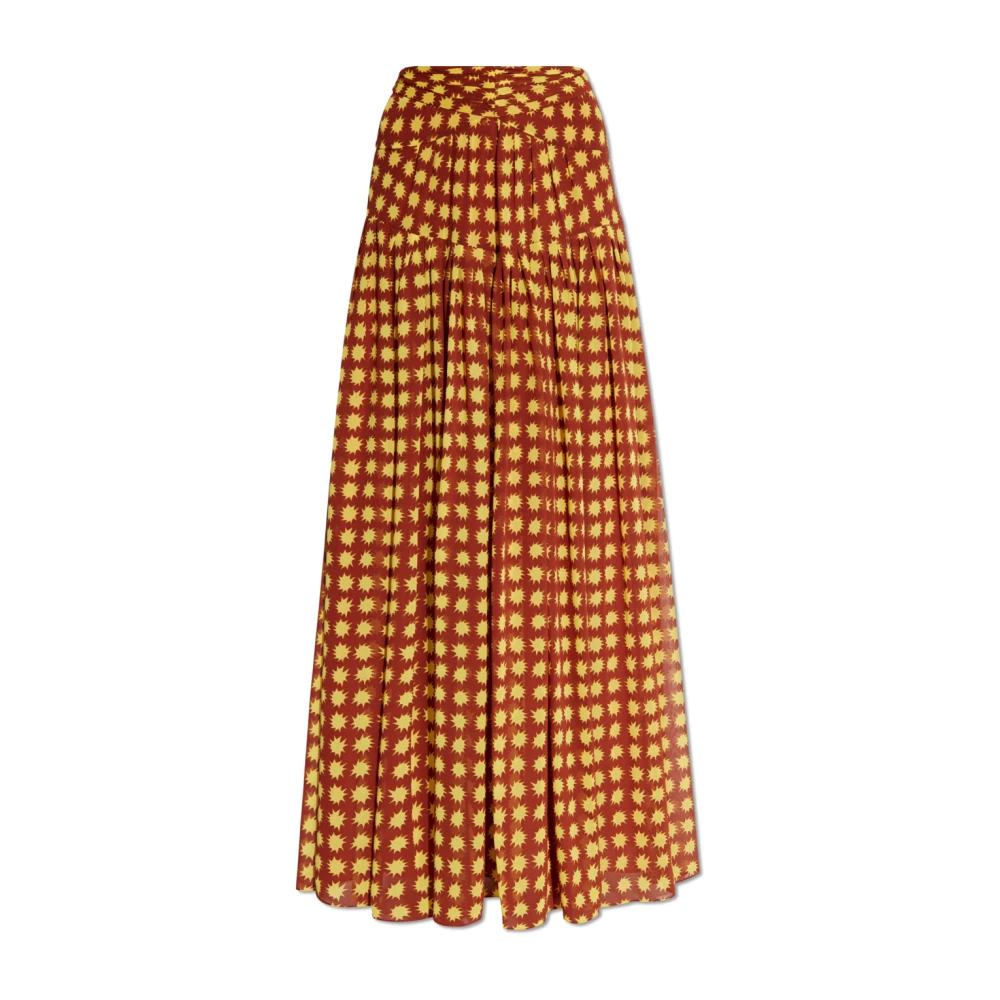 Diane Von Furstenberg Lange rok Amira Brown Dames