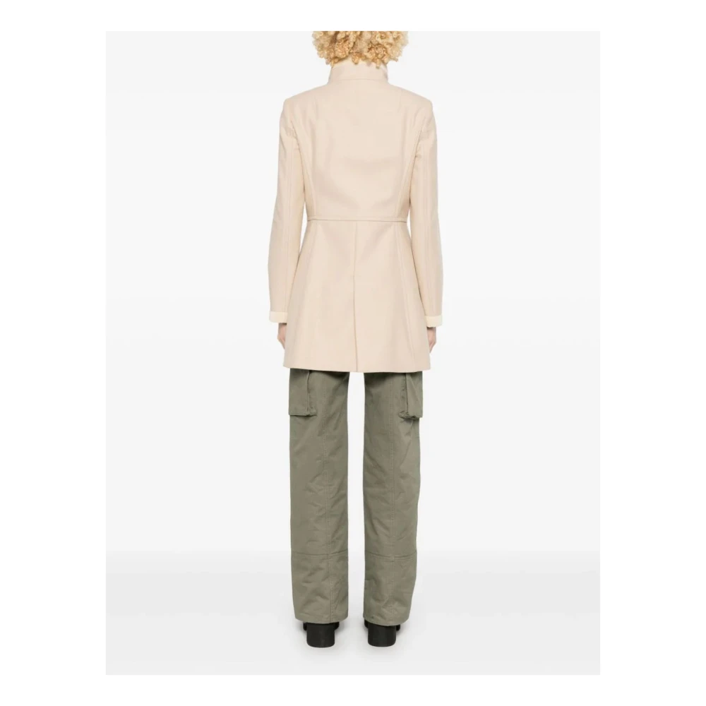 Fay Beige Virginia Coat met gevilt textuur Beige Dames