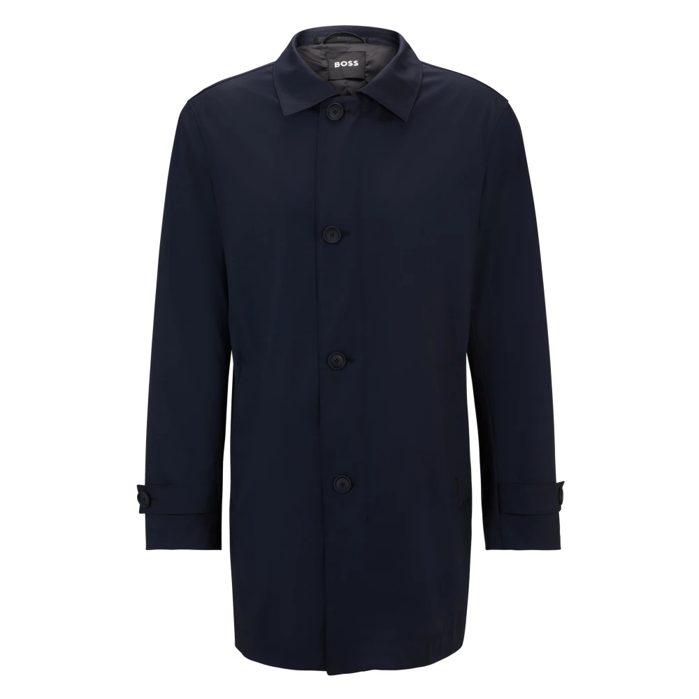 Hugo Boss Stijlvolle Jas Blue Heren