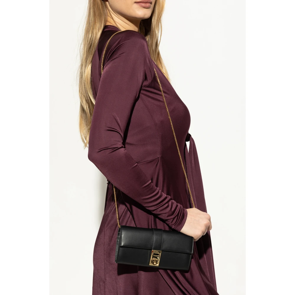Salvatore Ferragamo Portemonnee aan een ketting Black Dames