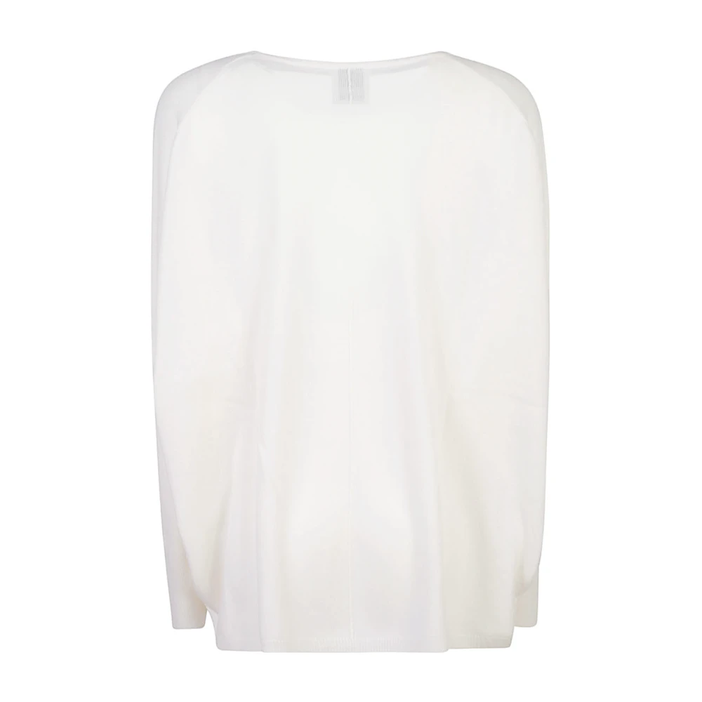 allude Witte Sweatshirt Aw24 White Dames