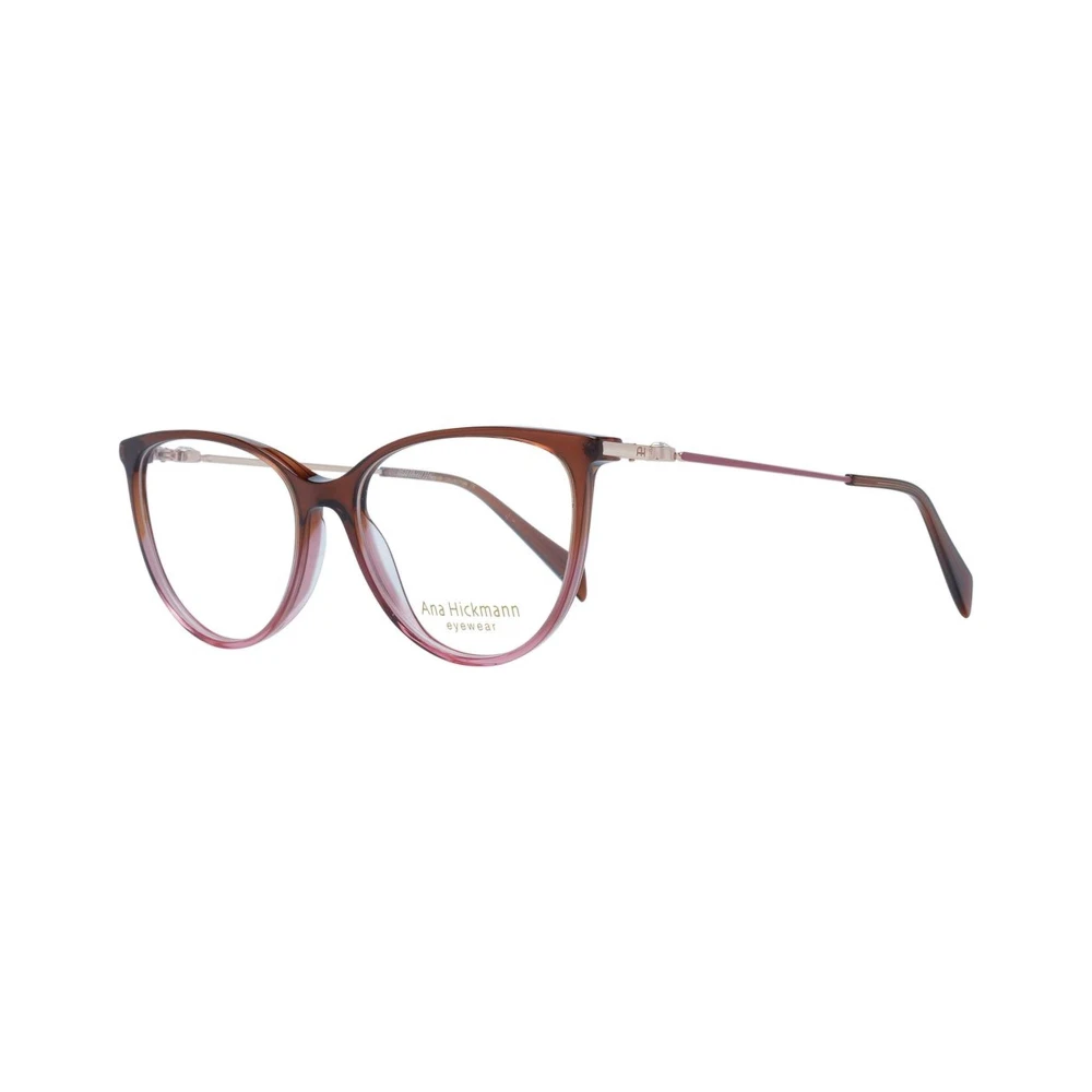 Ana Hickmann Bruine Acetaat Vlinder Optische Monturen Brown Dames