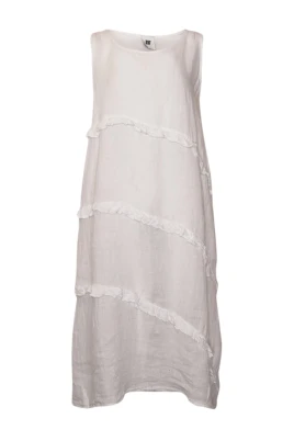 Elegant Ivalou Vit Klänning