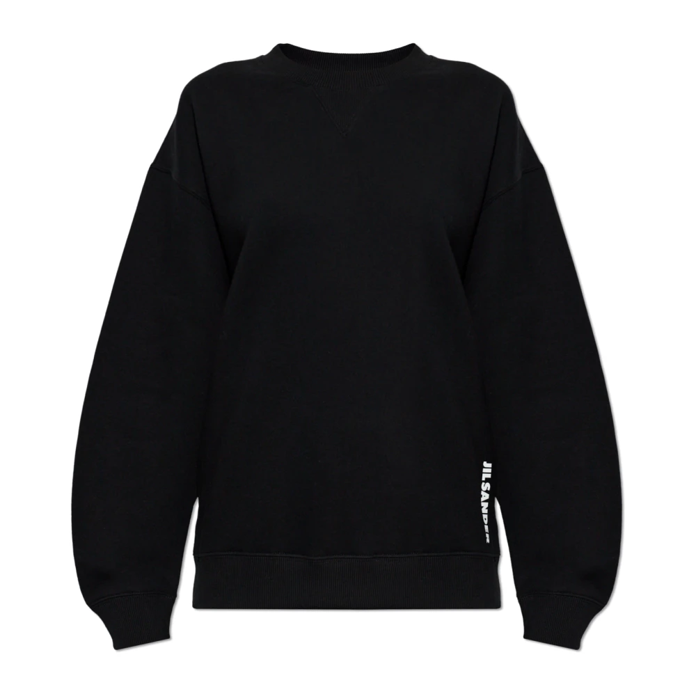 Jil Sander Femme Noir - Sweat-Shirt À Logo - Sweatshirts Et Sweats À Capuche - Taille: 42 Fr