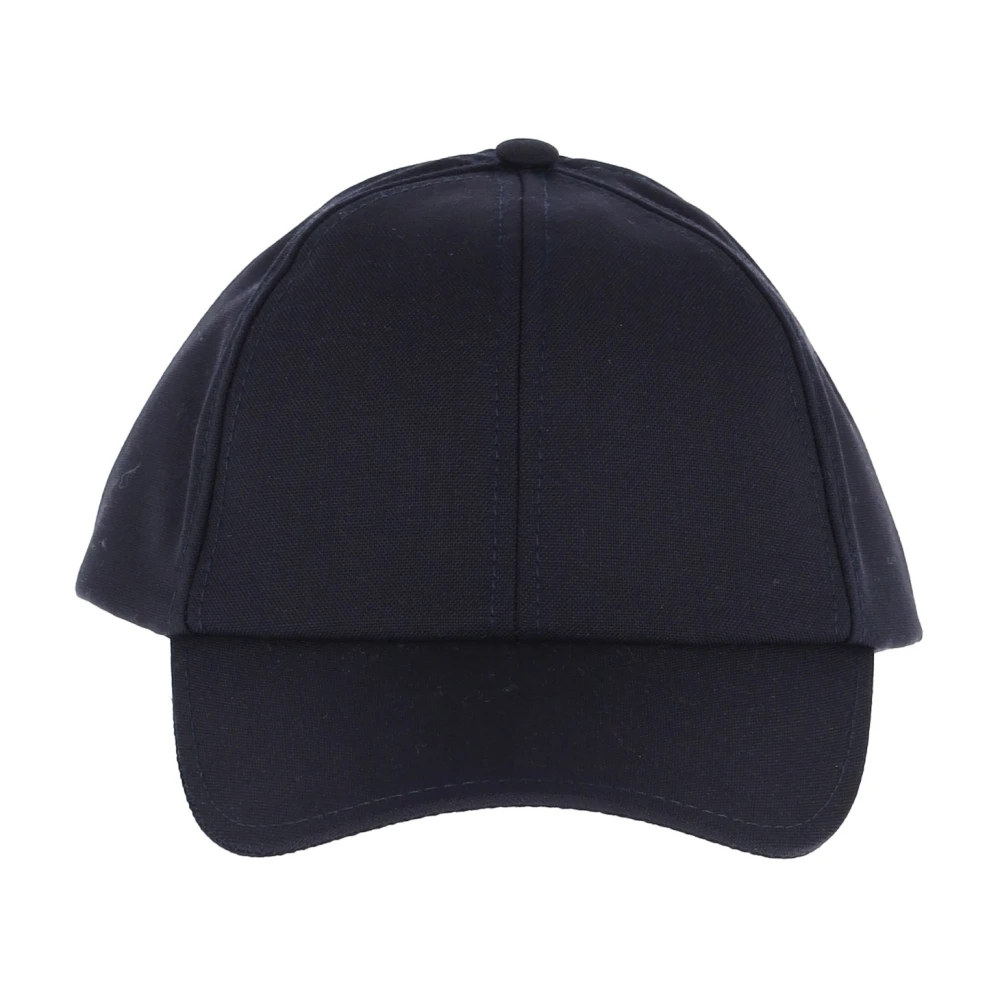 Officine Générale Blauwe wollen baseballpet Blue Unisex