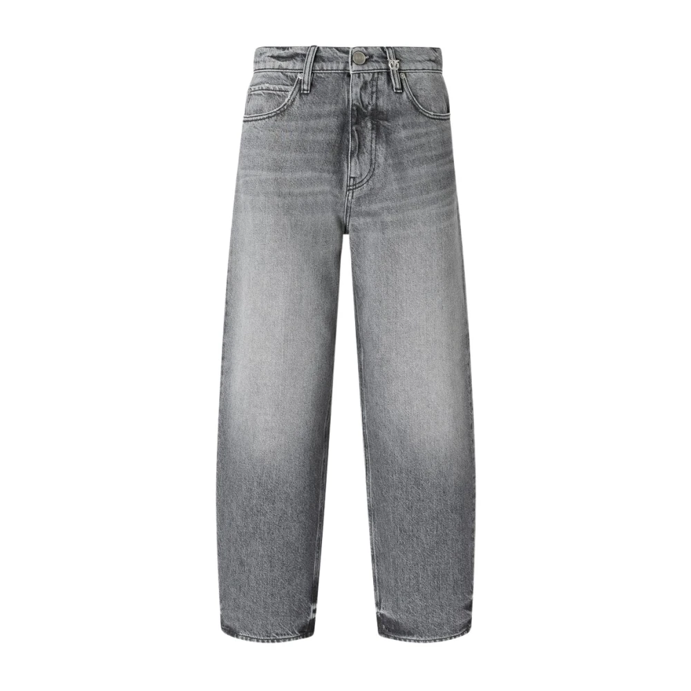 Pinko Blue Cropped Jeans, Female, W28, Estelle Egg Jeans