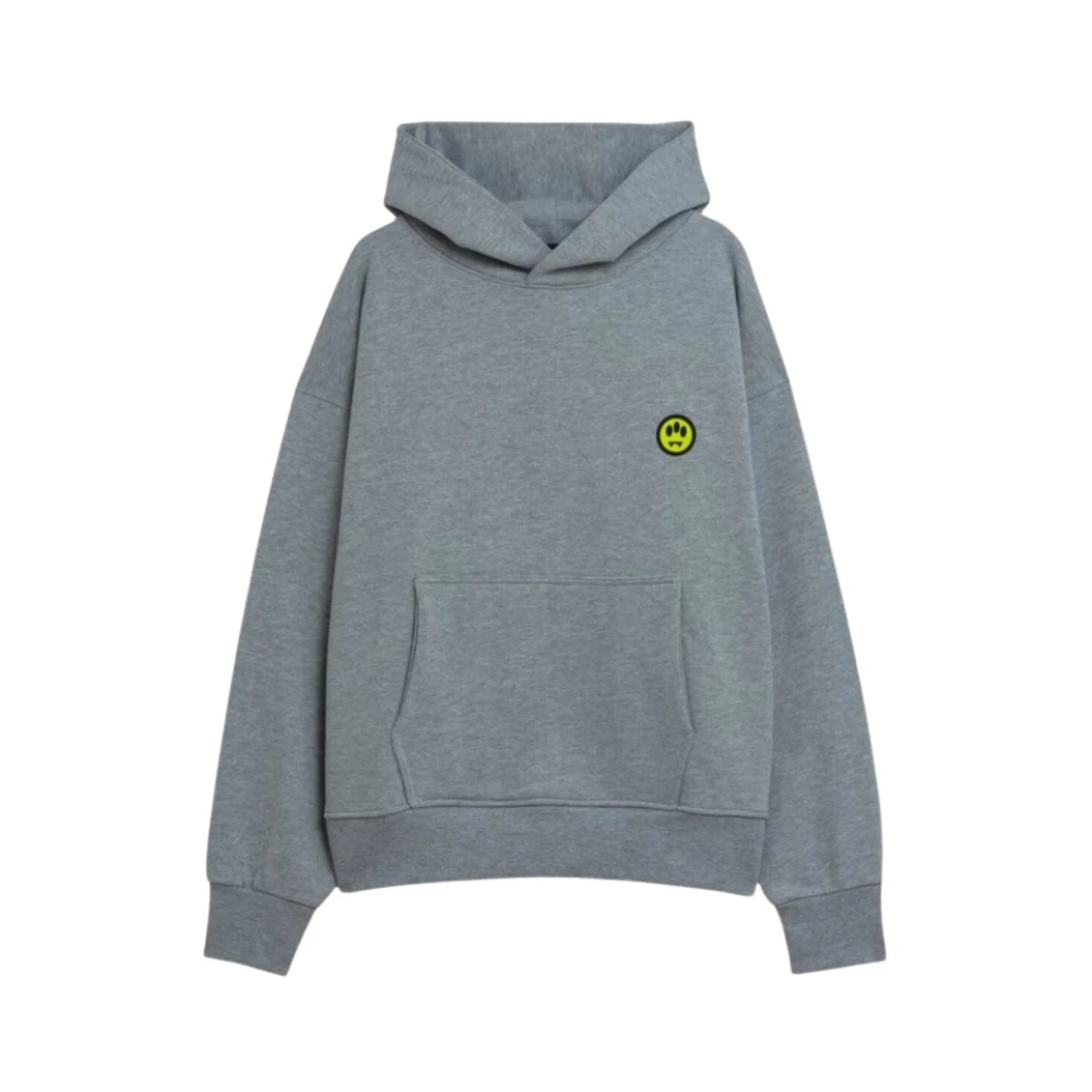 Barrow Iconische glimlach sweater Gray Unisex