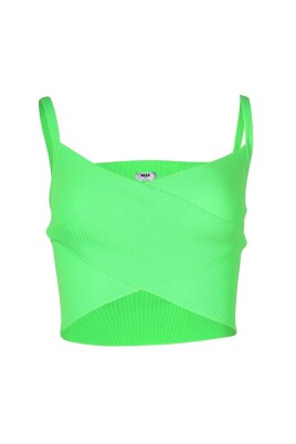 haut-court-en-tricot-cotele-vert-neon