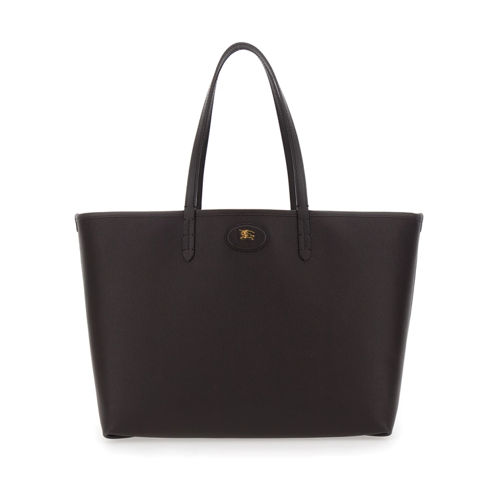 Burberry Women's Brown Reversible Check Medium Leather Tote - Shopping Bags - One Size - Bags